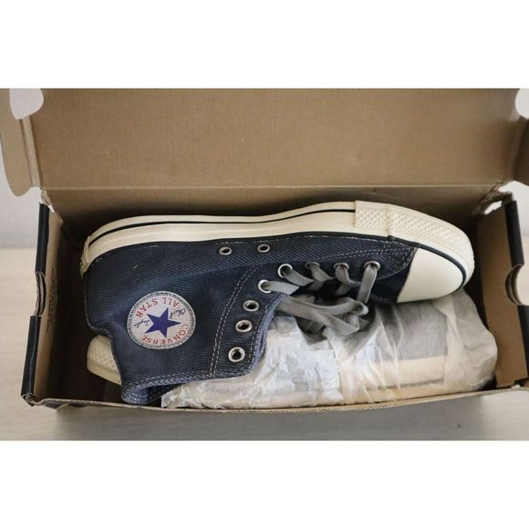 Converse 149466C Men's 7.5 Women's 9.5 Navy/Black Chuck Taylor Hi Top Sneakers - Picture 7 of 9